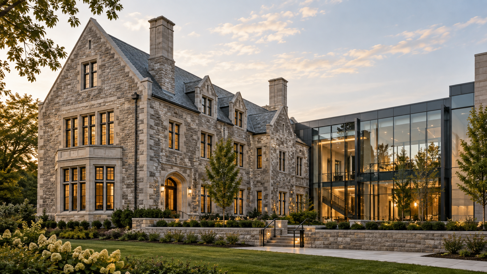 Glimpse — renovation and new construction